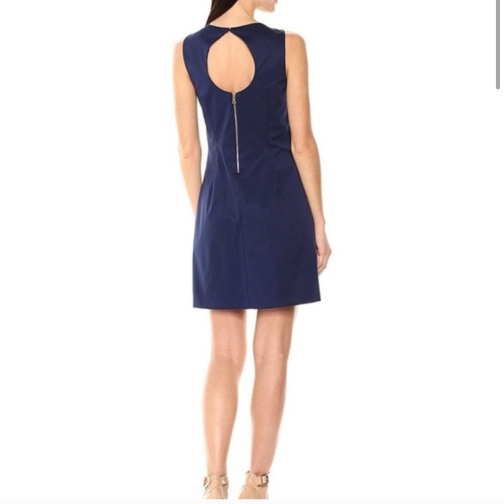 Nicole Miller 3D Floral Appliqué Dress